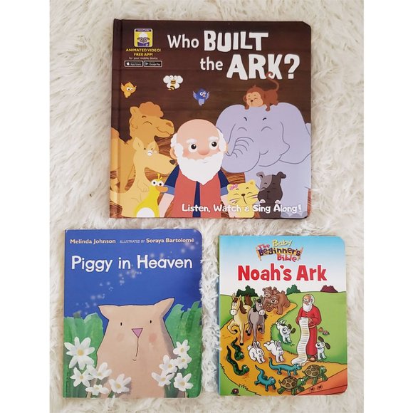 Accents 3 Bible Story Books New Noahs Ark Heaven Poshmark